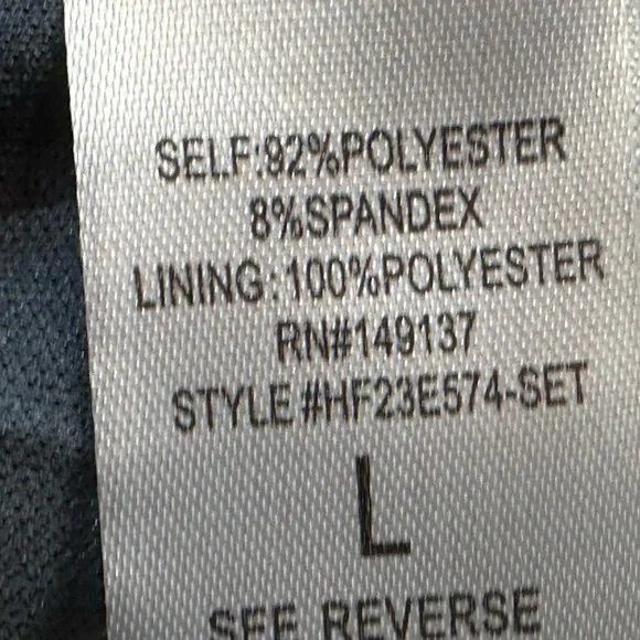 NWT SIZE L HYFVE Ribbed Blue Skirt Set - Picture 13 of 13